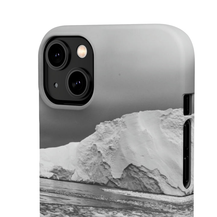 Lane of Ice In Black and White - Phone Case