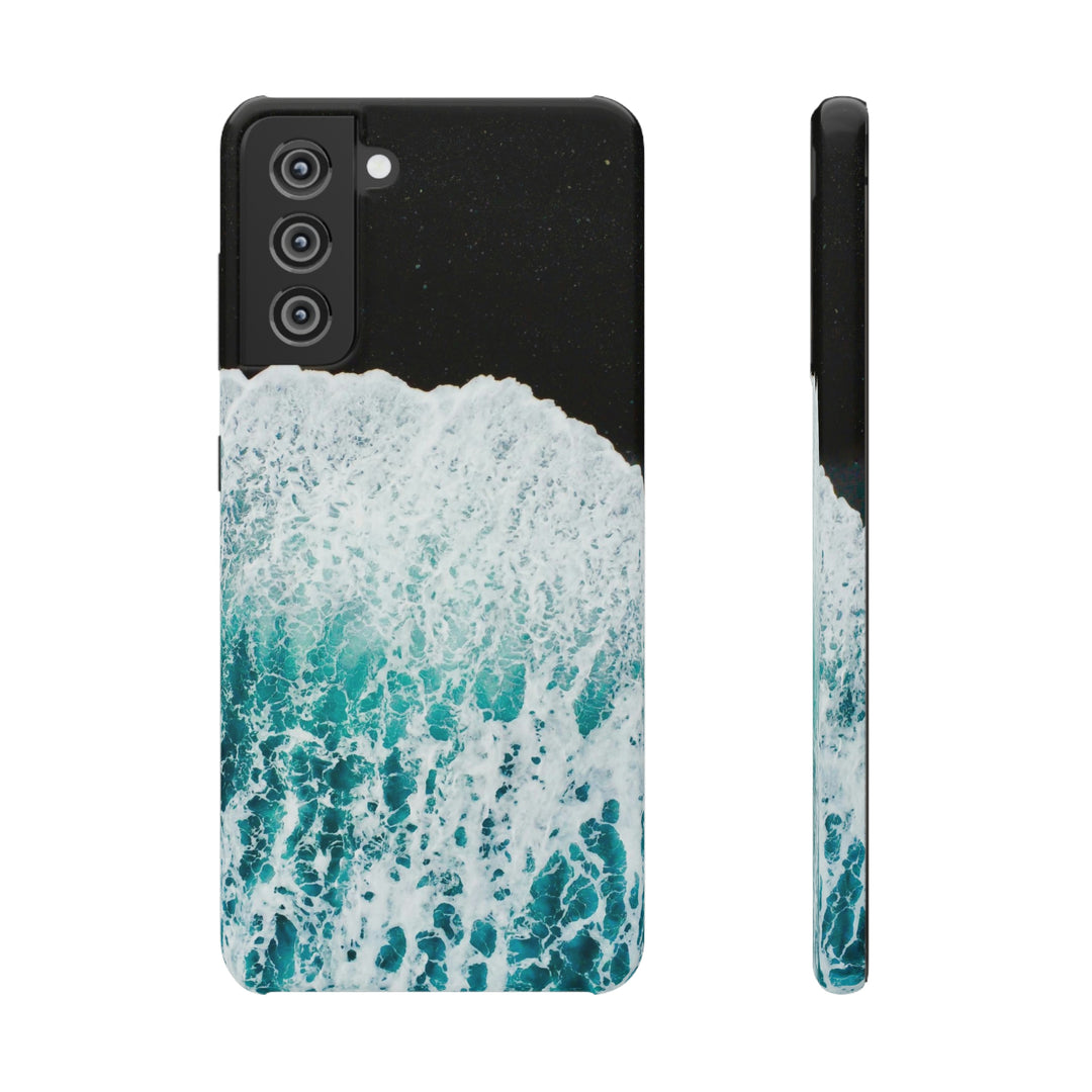 A Wave on Volcanic Sand - Phone Case