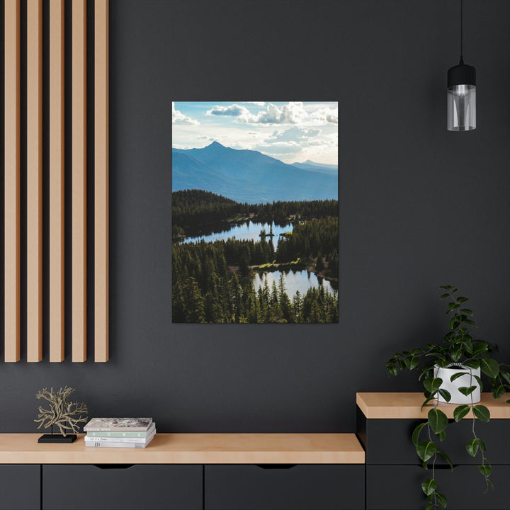 Cool Mountain Lakes - Canvas