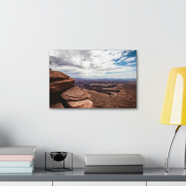 The Canyon Below - Canvas