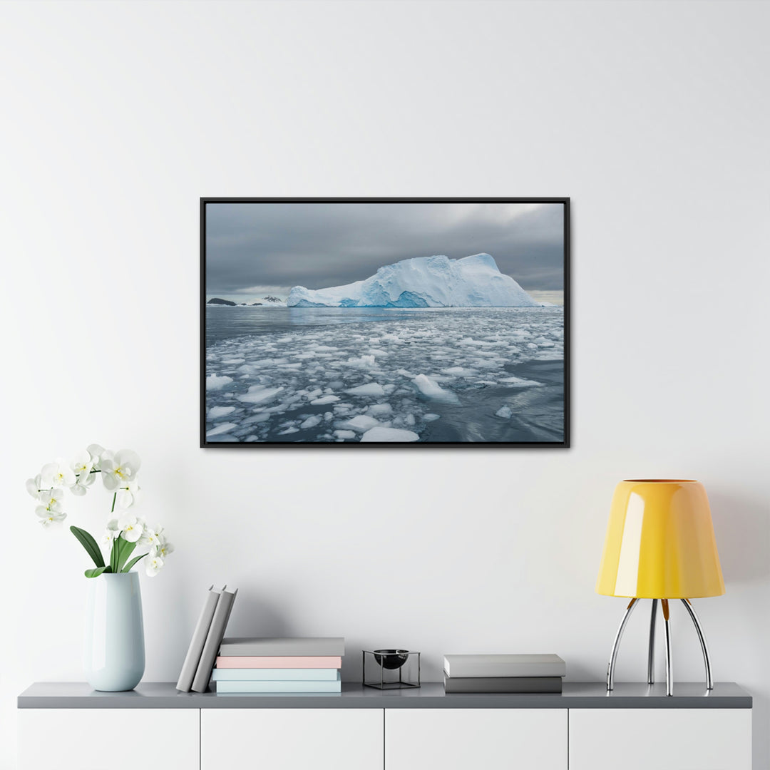 Lane of Ice - Canvas with Frame