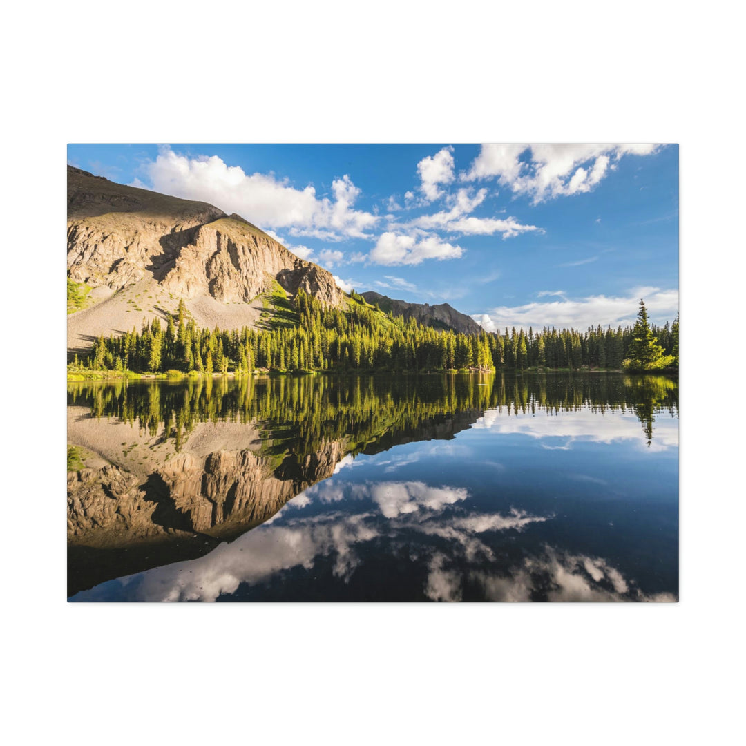 Mountain Scene Reflected - Canvas