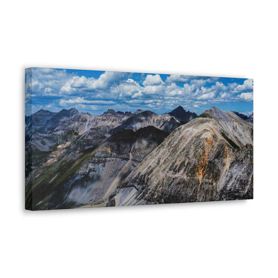 Imogene Pass From the Air - Canvas