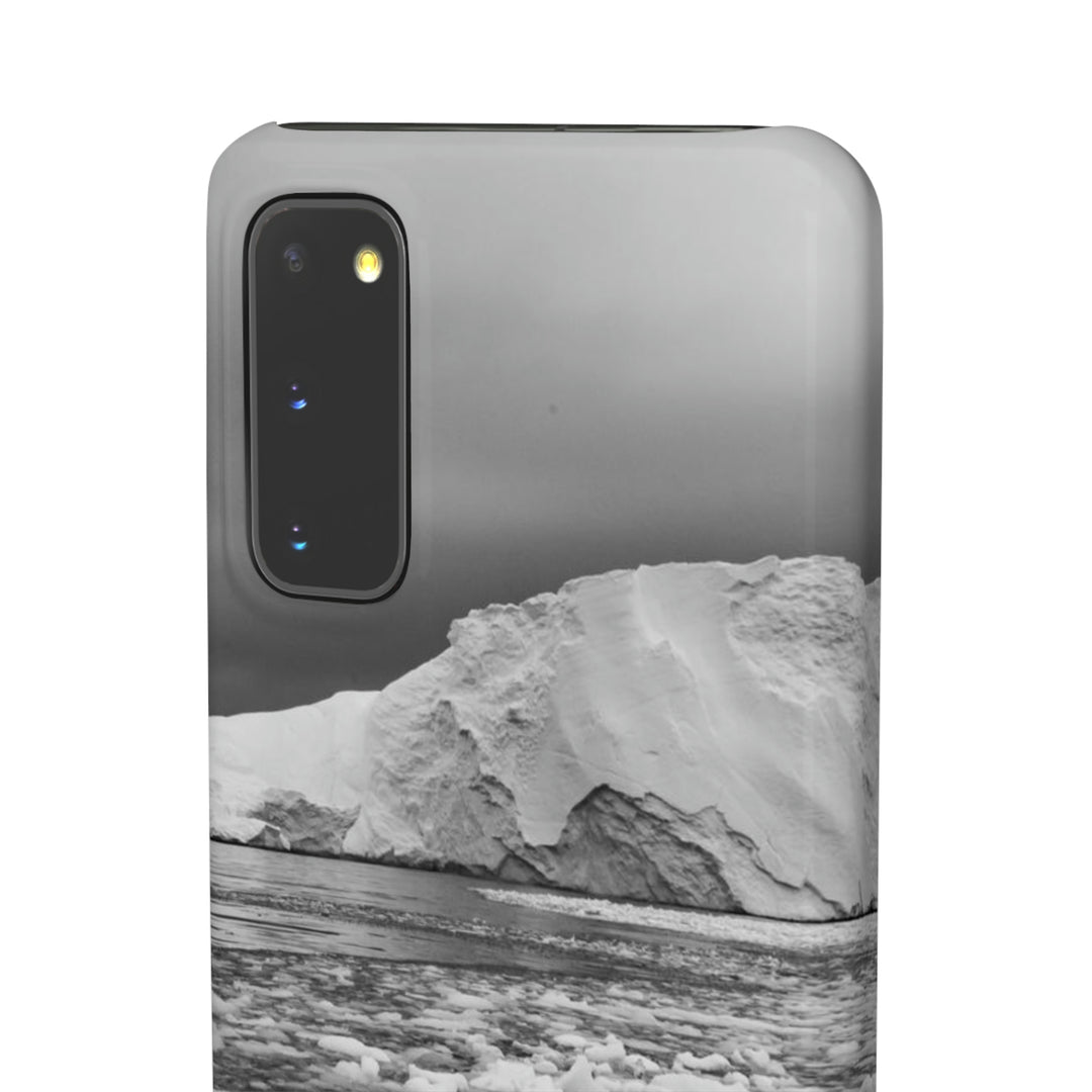 Lane of Ice In Black and White - Phone Case