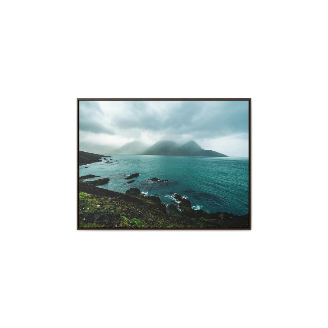 Mystical Mountain View - Canvas with Frame