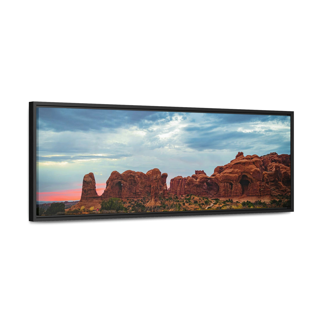 Arches at Sunset - Canvas with Frame