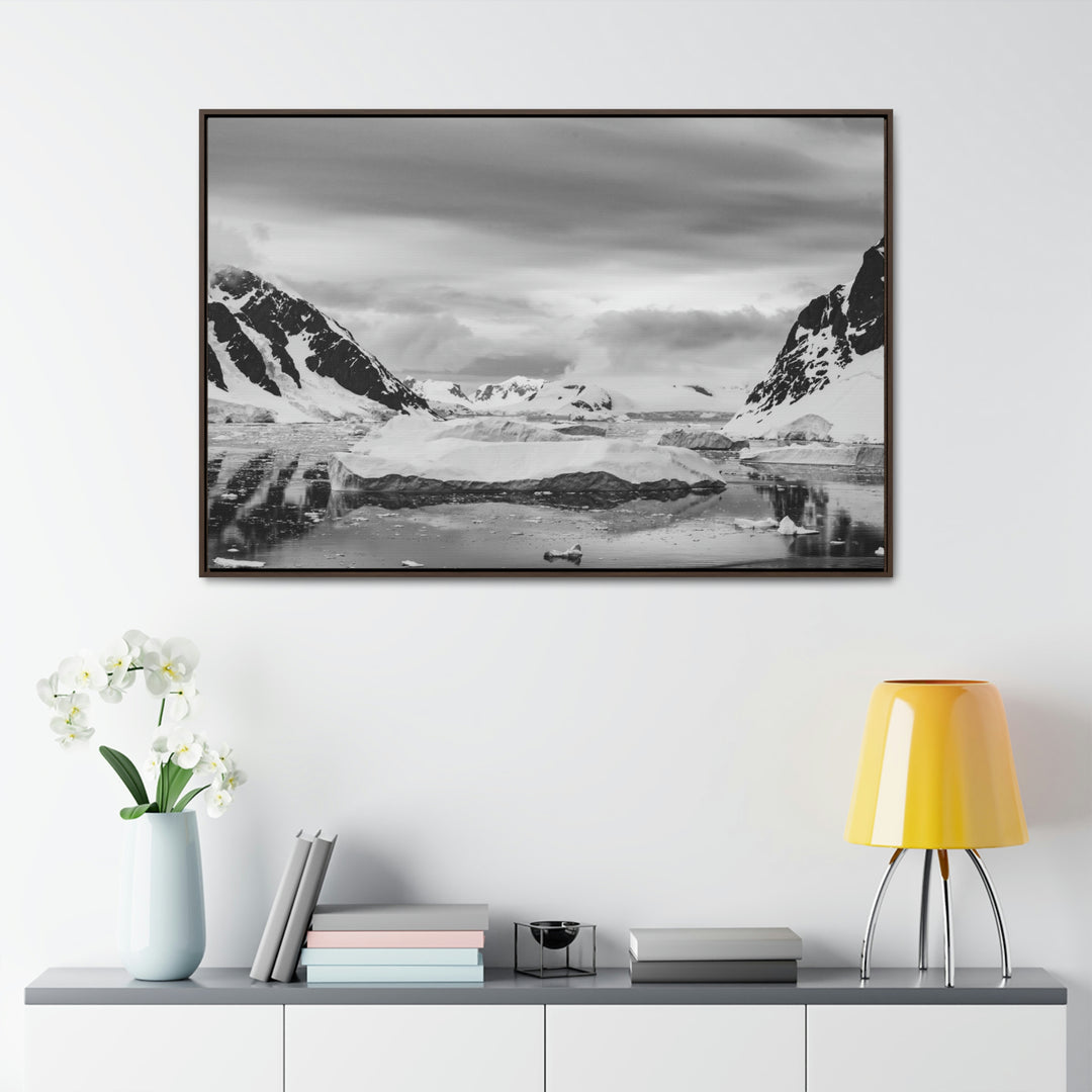 A Still Day in Black and White - Canvas with Frame