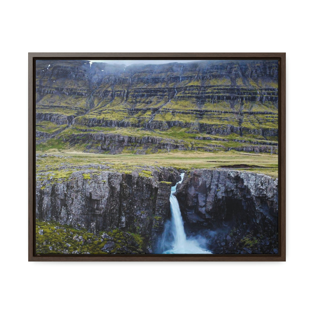 A Remote Waterfall - Canvas with Frame