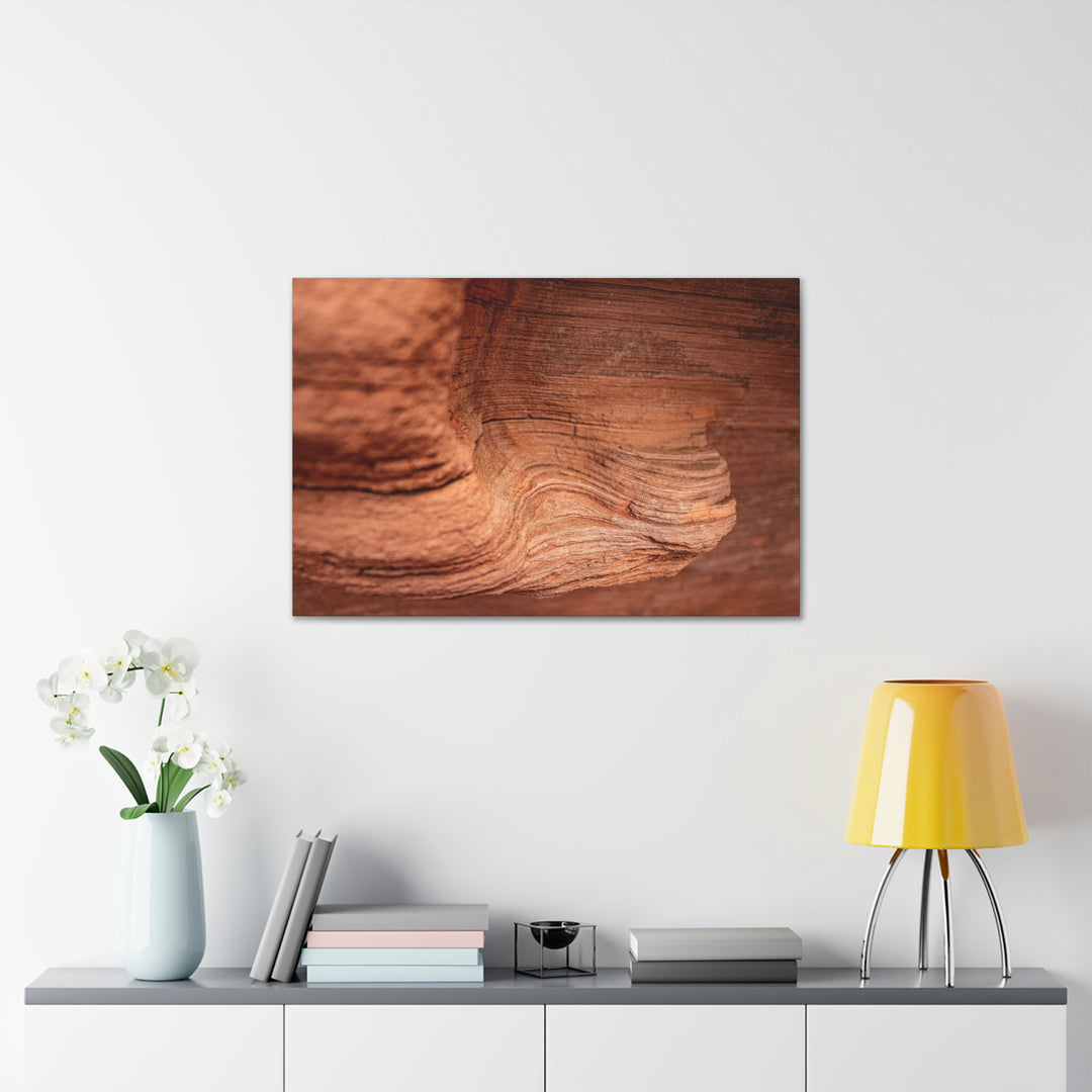 Sedimentary Rock Curves - Canvas