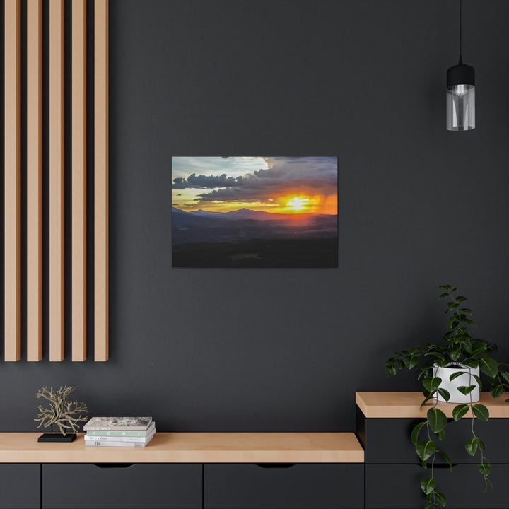 Rainy Sunset - Canvas