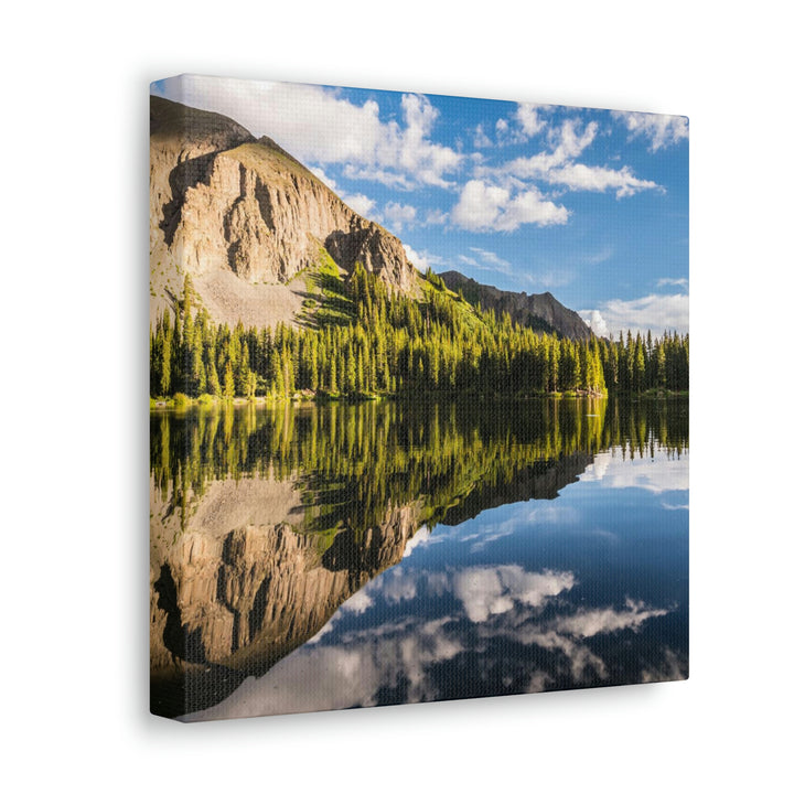 Mountain Scene Reflected - Canvas