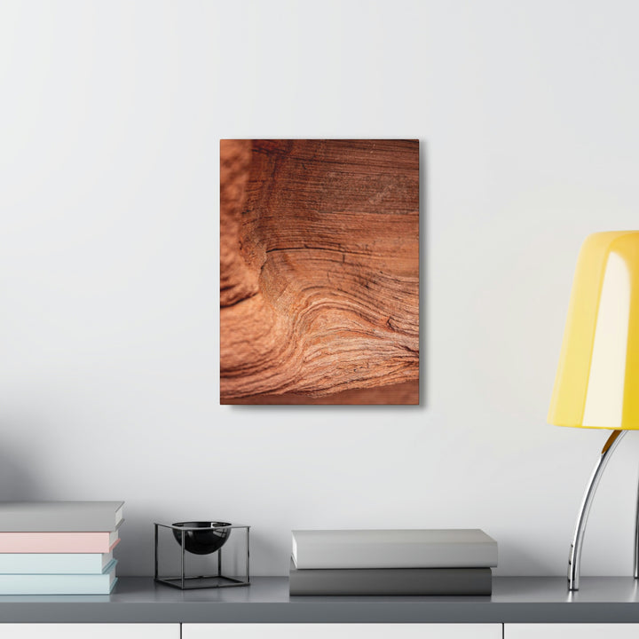 Sedimentary Rock Curves - Canvas