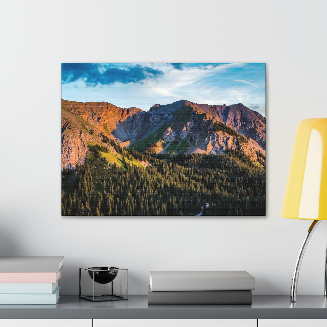 Fading Mountain Light - Canvas