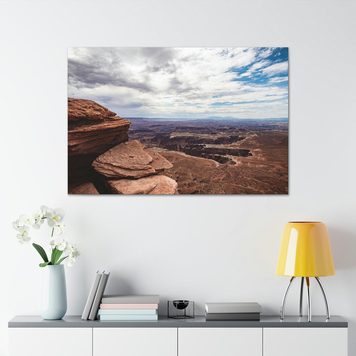 The Canyon Below - Canvas