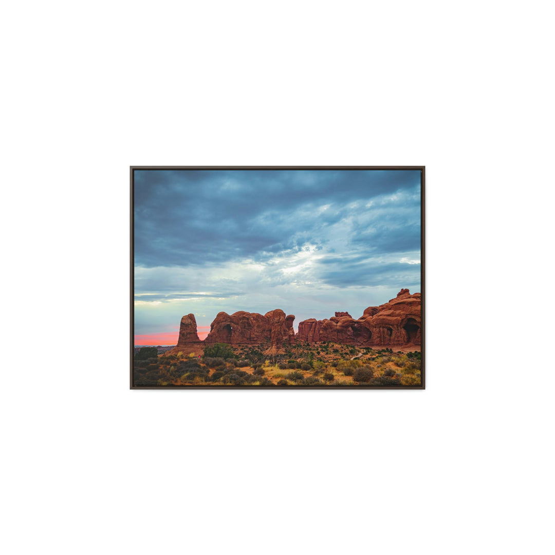 Arches at Sunset - Canvas with Frame