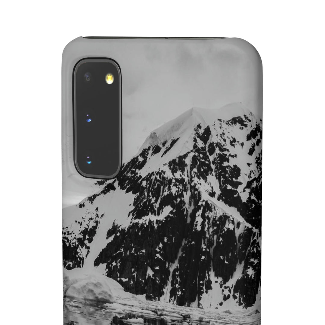 Reflected Calm in Black and White - Phone Case