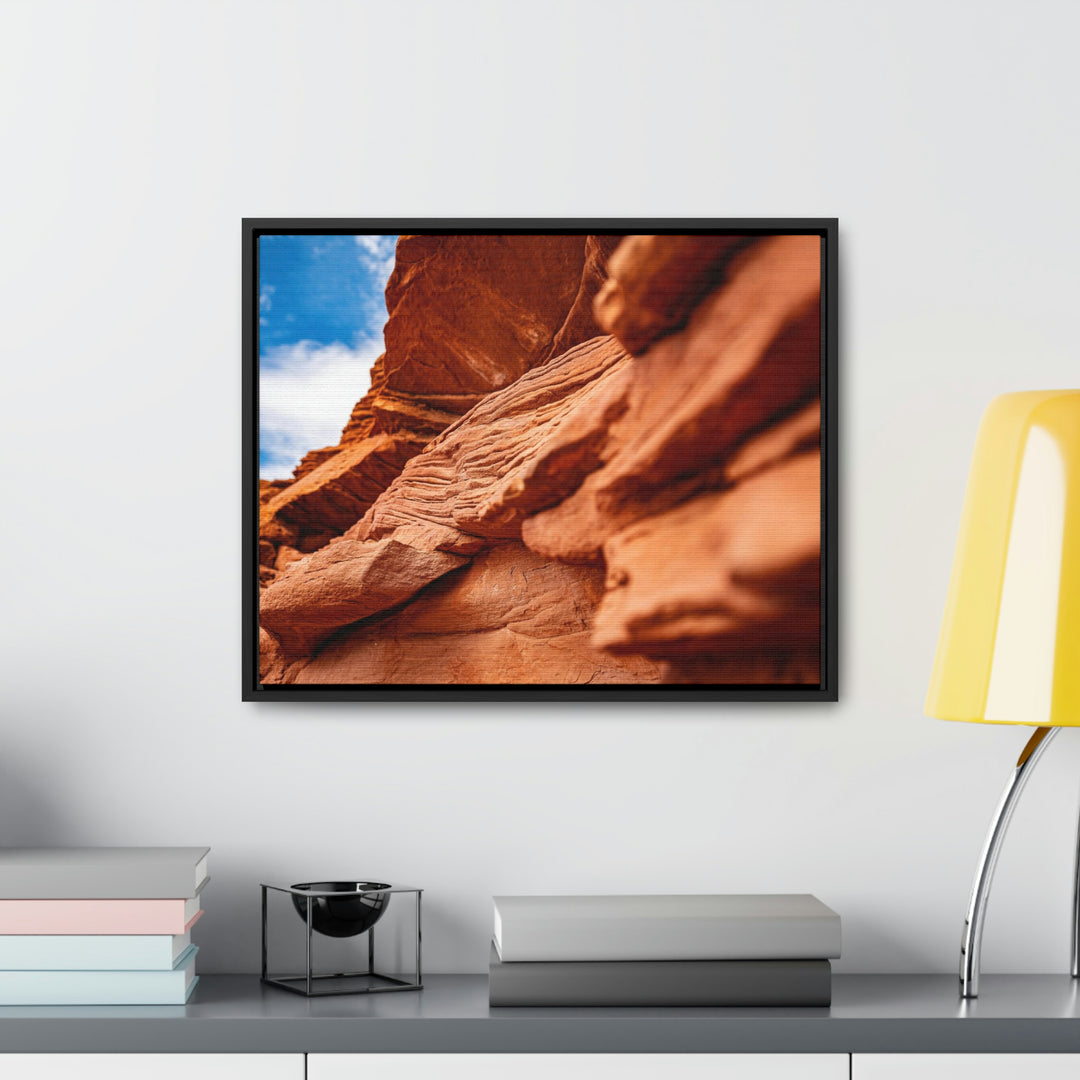 Layers of Rock - Canvas with Frame