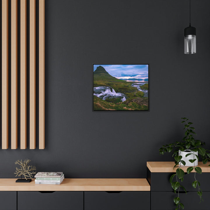 An Icelandic Sunset - Canvas with Frame