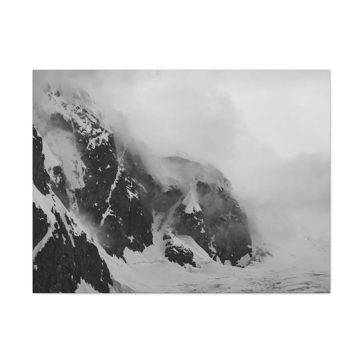 The Mist Descends in Black and White - Canvas