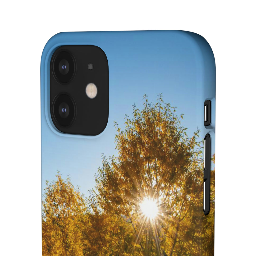 Sun Through the Aspens - Phone Case