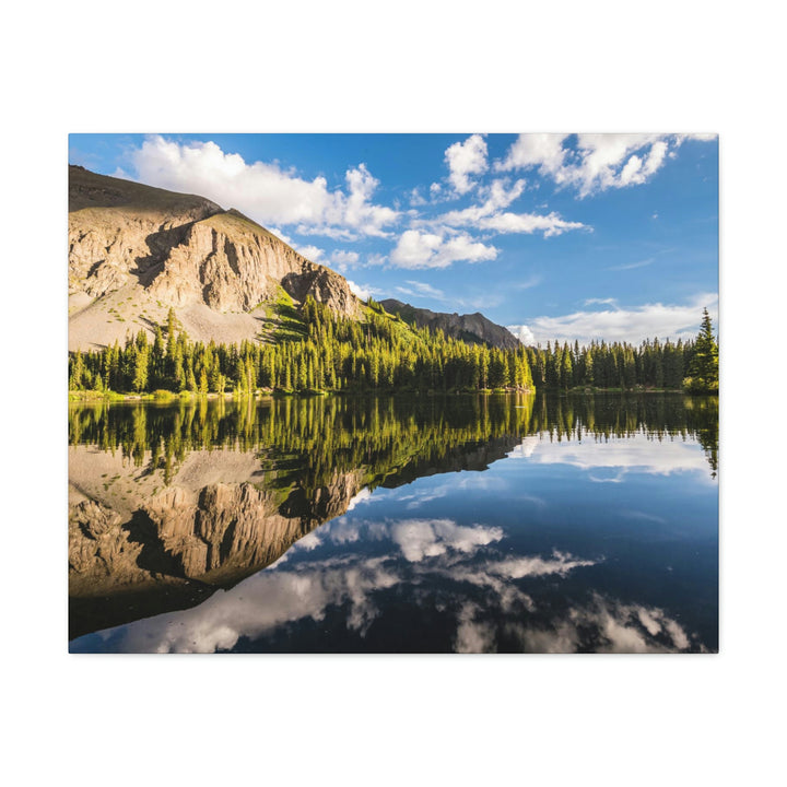 Mountain Scene Reflected - Canvas