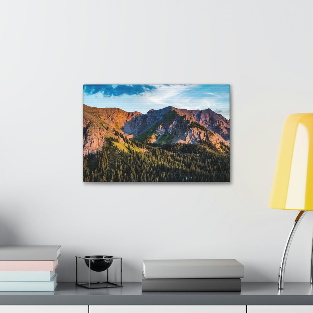 Fading Mountain Light - Canvas