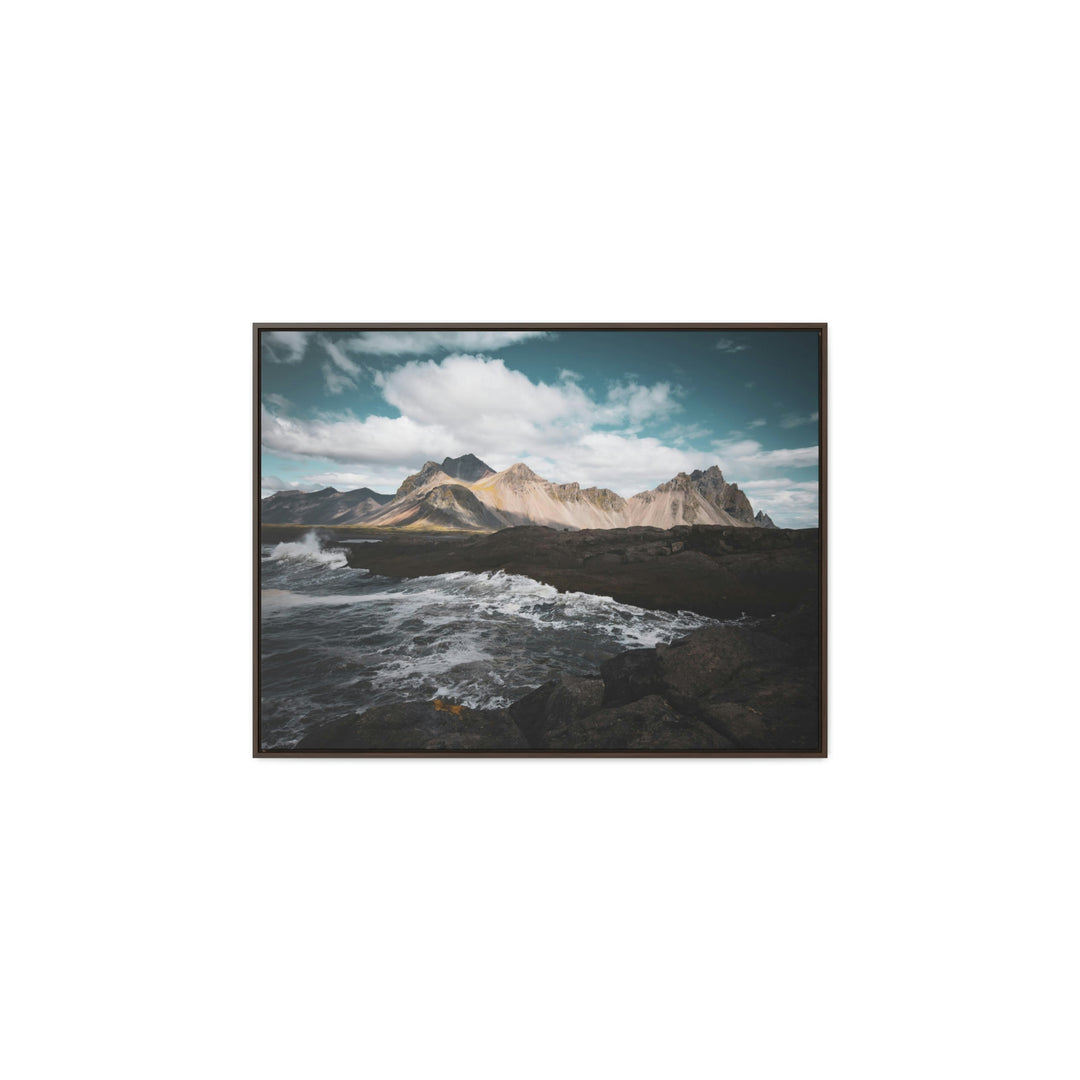 Crashing Sea - Canvas with Frame