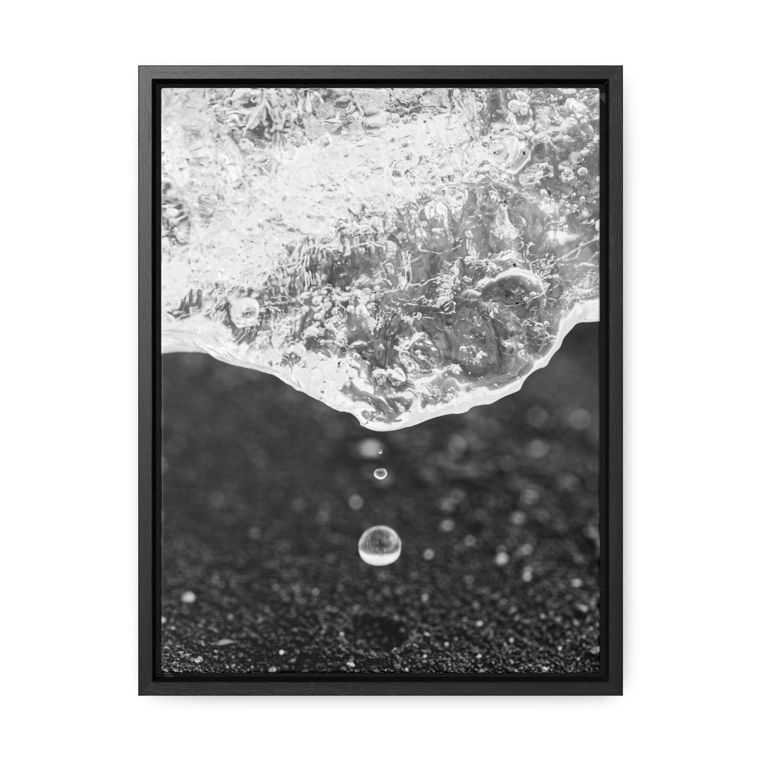 Suspended Droplet - Canvas with Frame