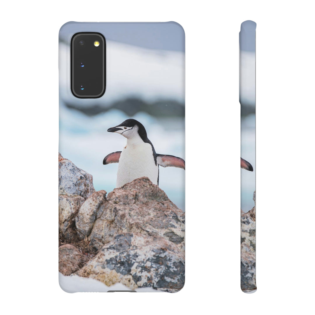 Stretched Penguin - Phone Case