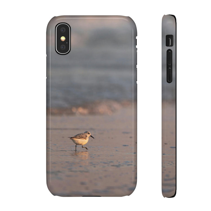 Sanderling in Soft Dusk Light - Phone Case