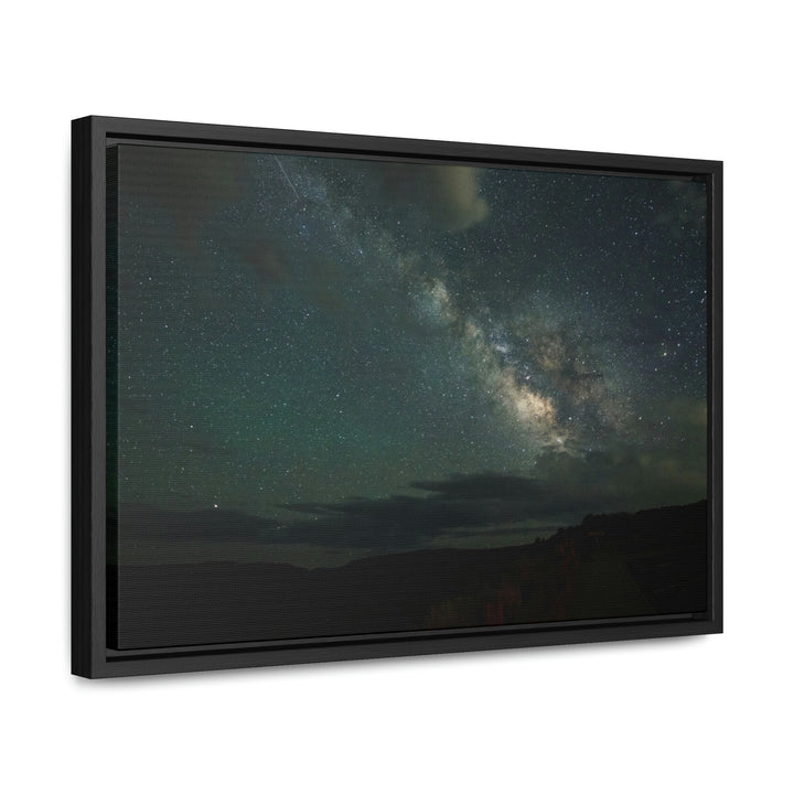 Milky Way Through the Clouds Part 2 - Canvas with Frame