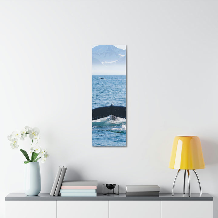 A Whale and A Mountain - Canvas