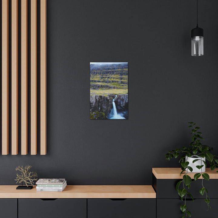 A Remote Waterfall - Canvas