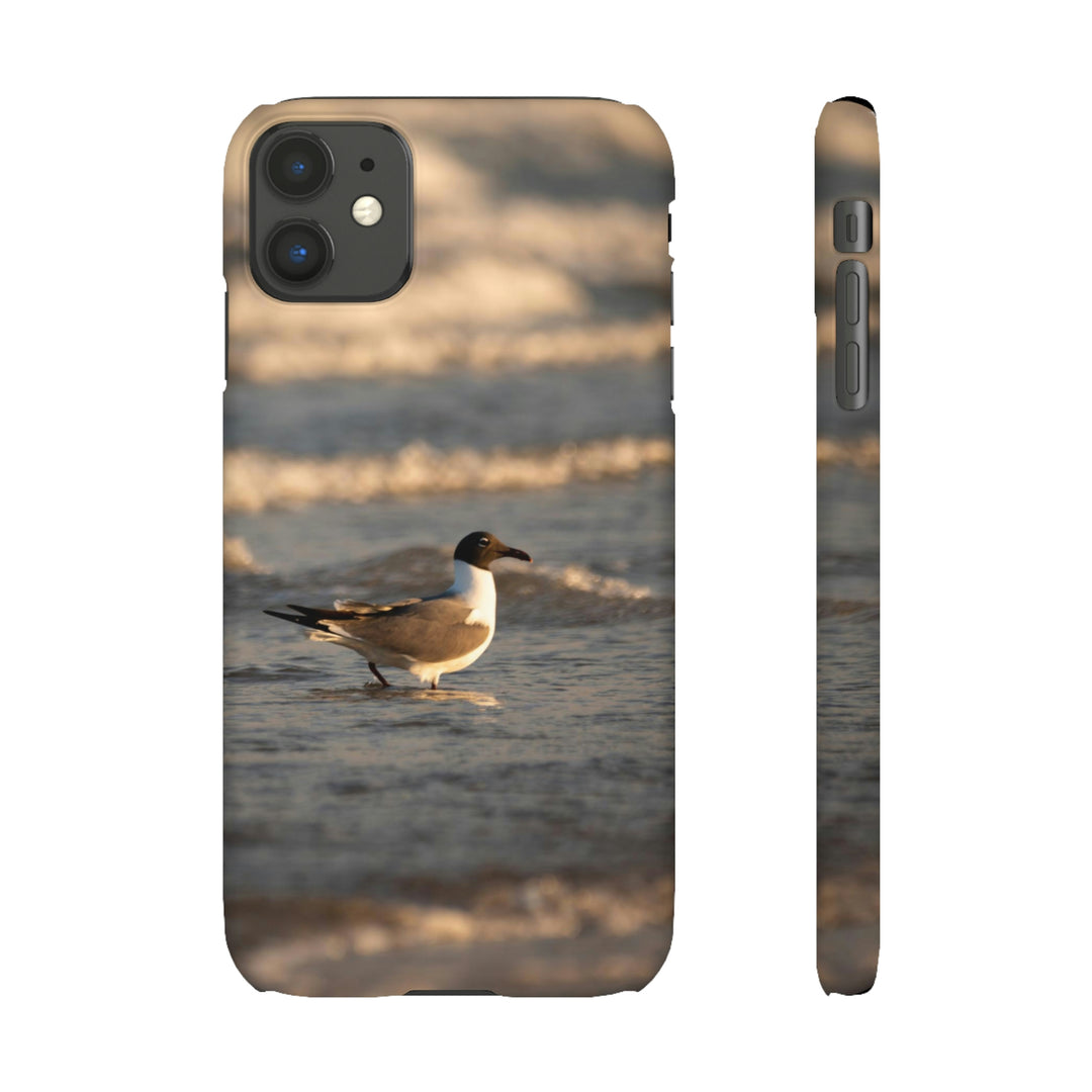 Laughing Gull in the Surf - Phone Case