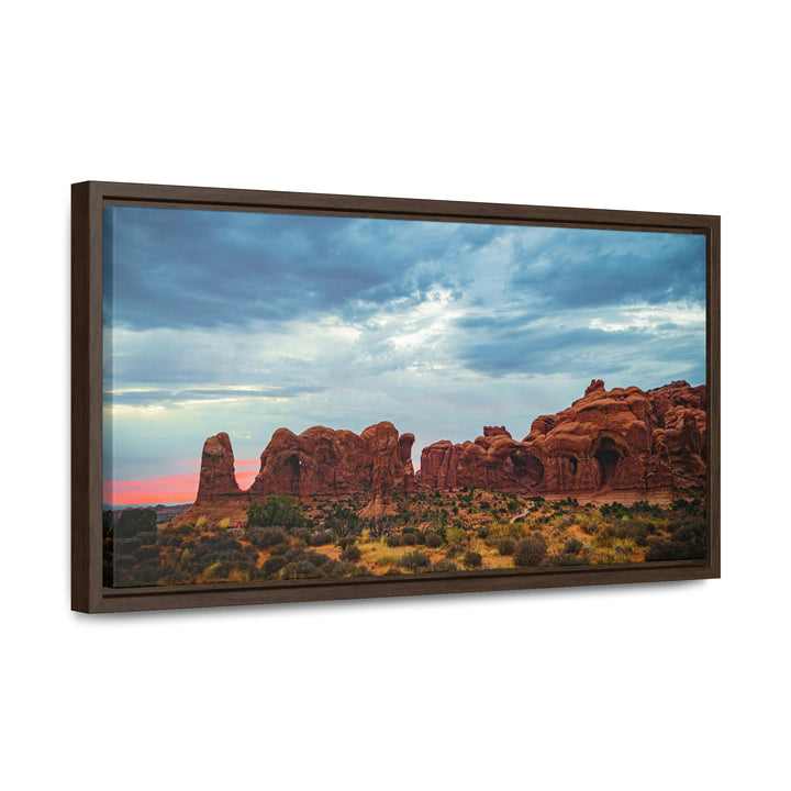 Arches at Sunset - Canvas with Frame