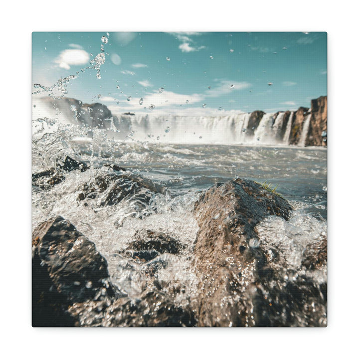 Goðafoss Splash - Canvas