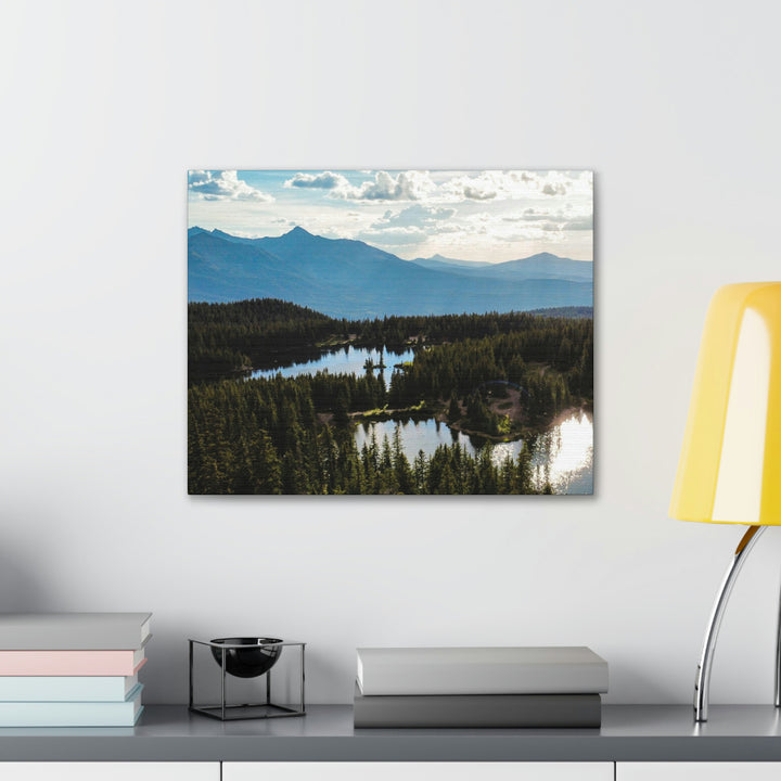 Cool Mountain Lakes - Canvas