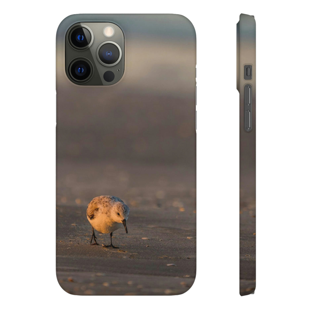 Feeding Sanderling - Phone Case