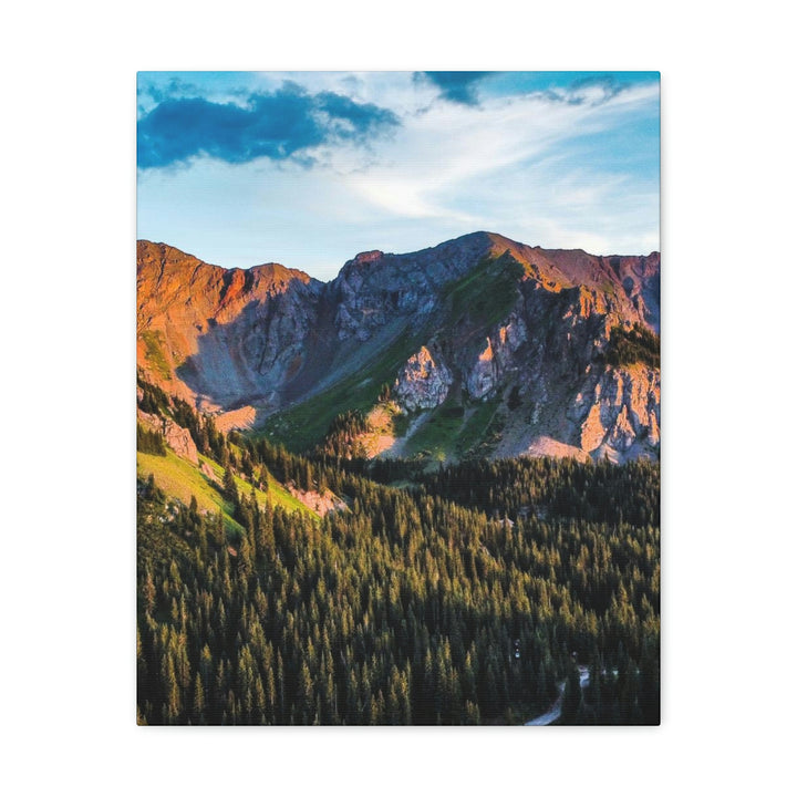 Fading Mountain Light - Canvas