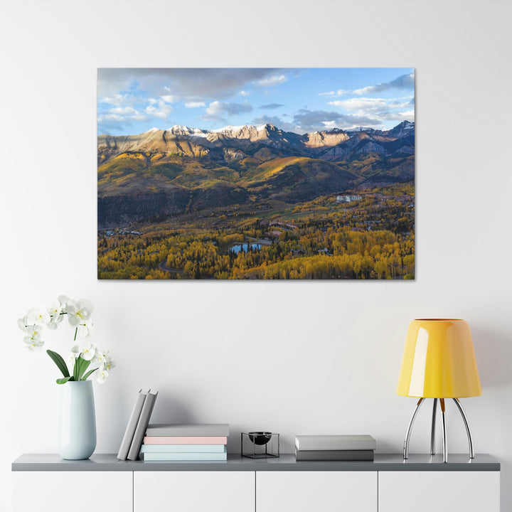 Glowing Mountainside - Canvas