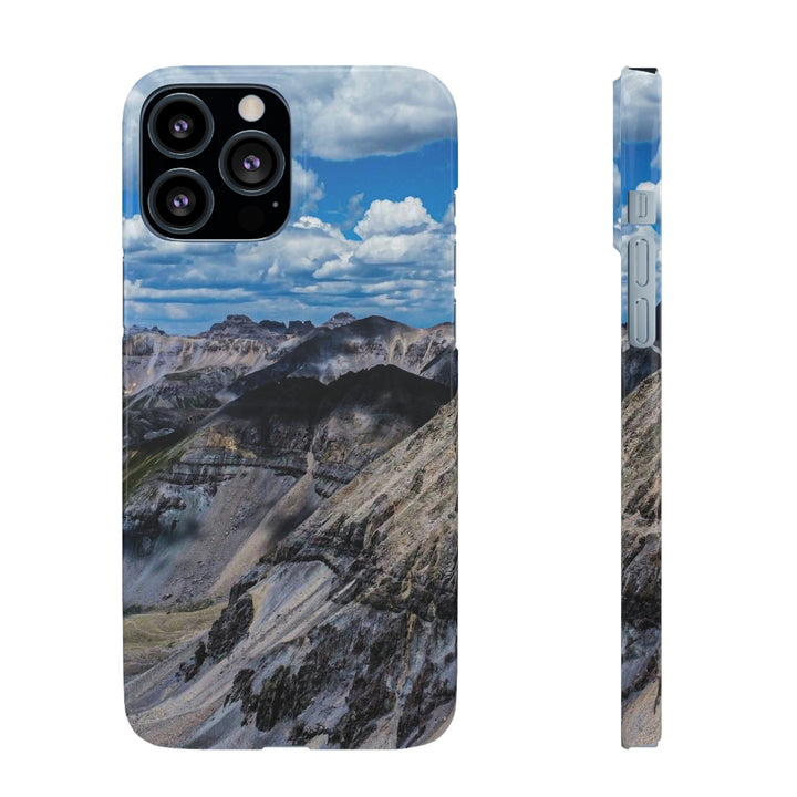 Imogene Pass From the Air - Phone Case