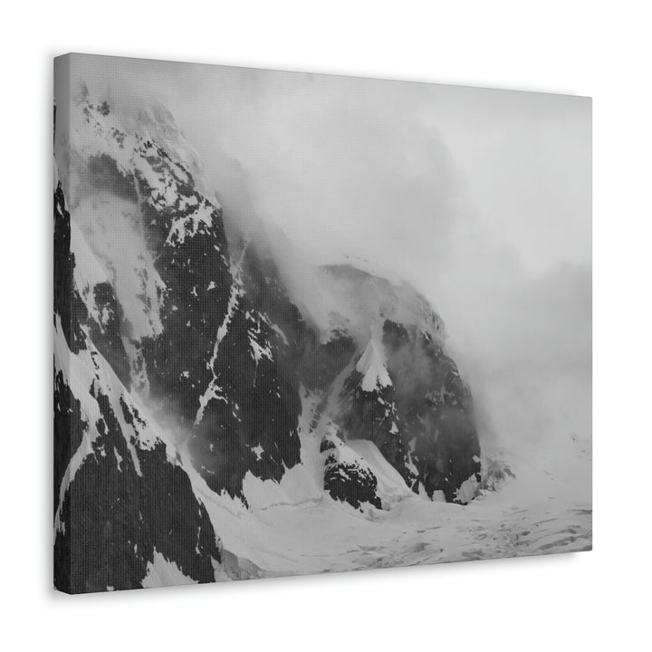 The Mist Descends in Black and White - Canvas