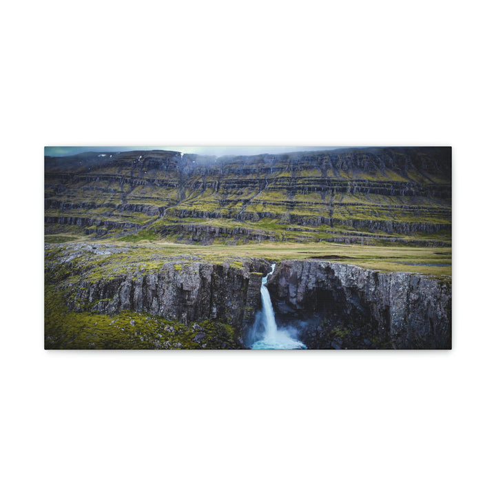 A Remote Waterfall - Canvas