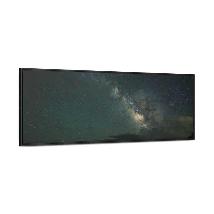 Milky Way Through the Clouds Part 2 - Canvas with Frame