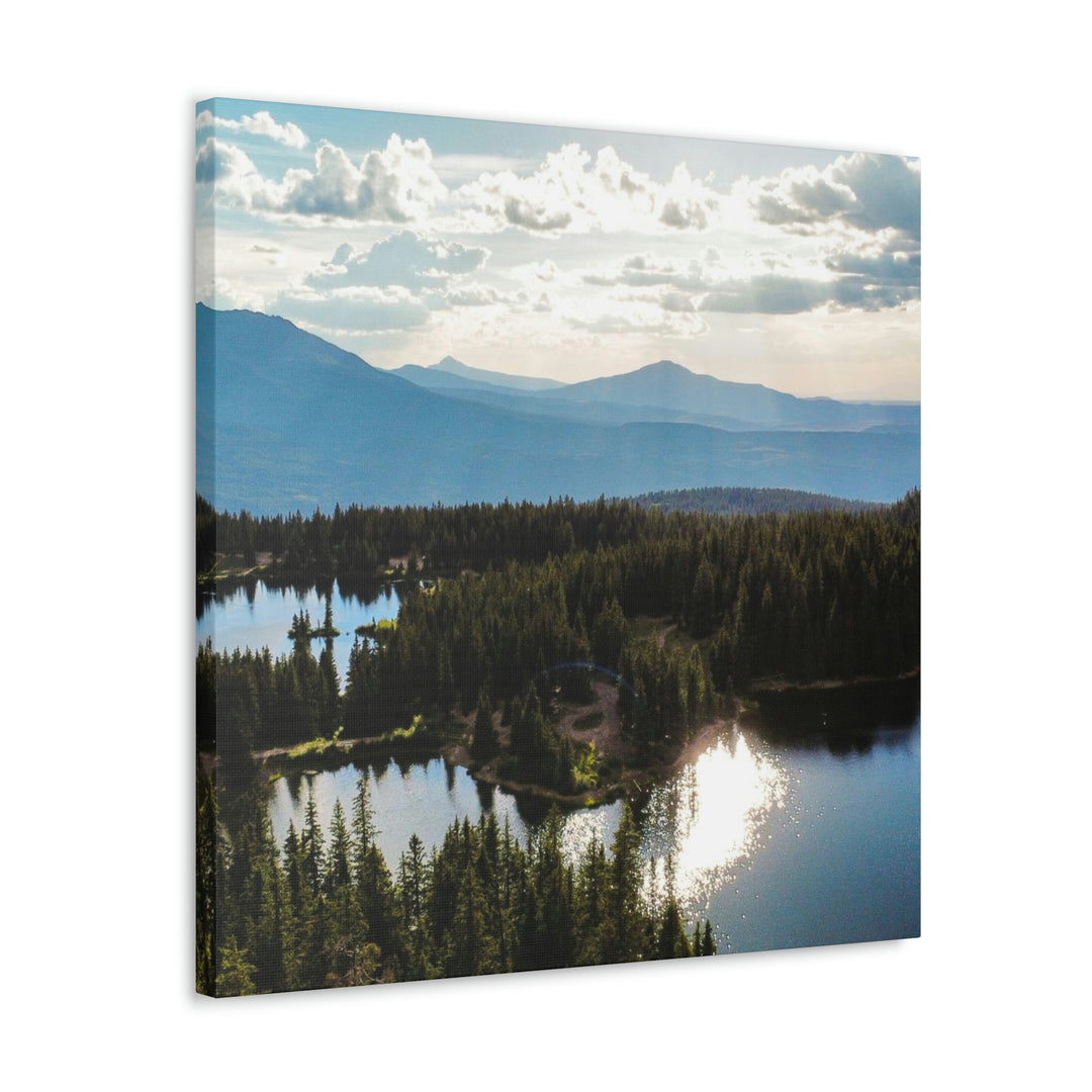 Cool Mountain Lakes - Canvas