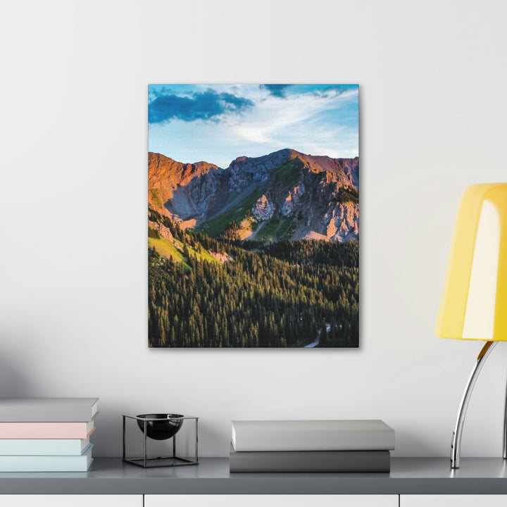 Fading Mountain Light - Canvas