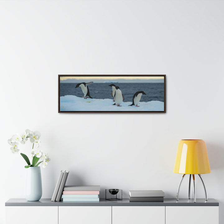 Penguin Dance - Canvas with Frame