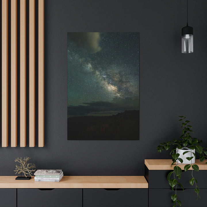 Milky Way Through the Clouds Part 2 - Canvas