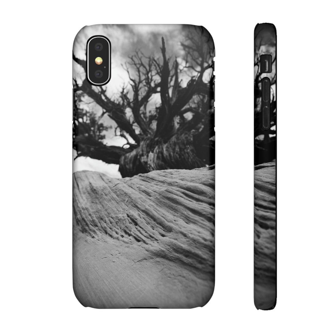 Desert Reach in Black and White - Phone Case