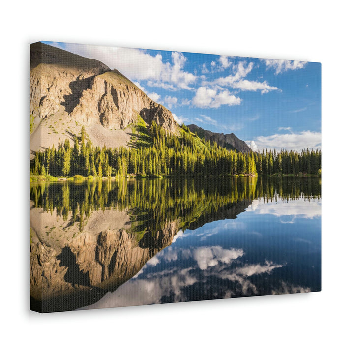 Mountain Scene Reflected - Canvas